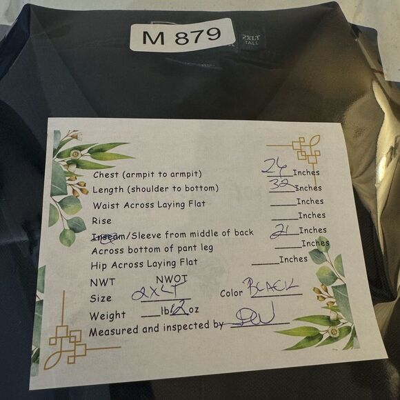 Polo Ralph Lauren Polo Shirt Men's 2XLT Black 100% Cotton Golf Short Sleeve M879 - Picture 9 of 14